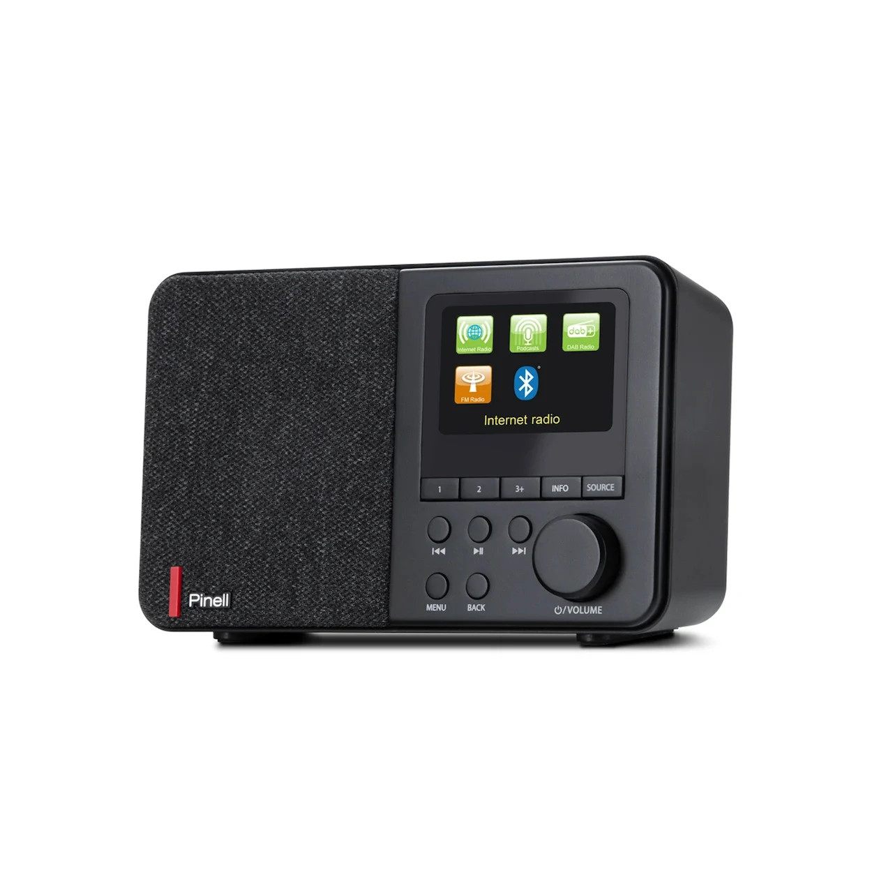 Pinell Supersound 102W Hybride radio Zwart