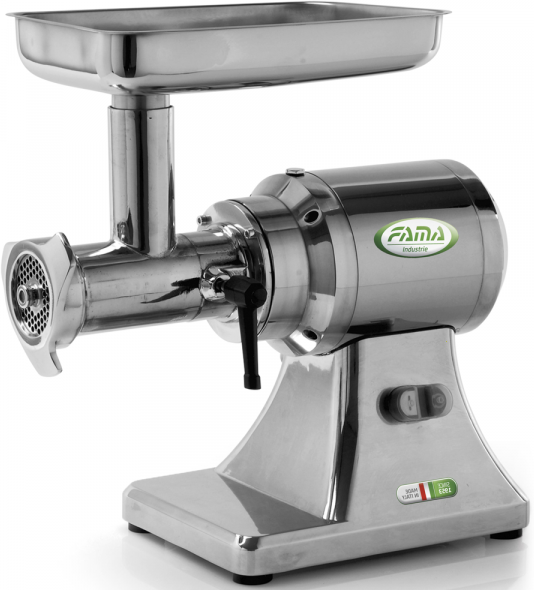 Fama Industrie FAMA TSK22 UNIKO - Elektrischer Fleischwolf - Gehäuse aus Aluminium - Schneideeinheit aus Edelstahl - 400 V