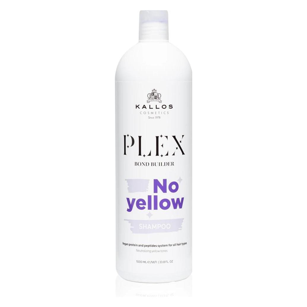 Kallos Plex No Yellow Shampoo 1 Liter (Flüssiges Shampoo, 1000 ml) (54613071)