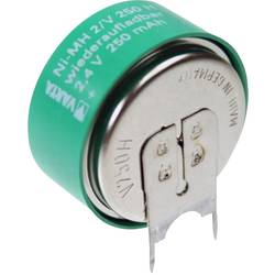 Varta V2/250H-SLF ++/- Knopfzellen-Akku 250H NiMH 250 mAh 2.4 V 1 St. 610250-020359