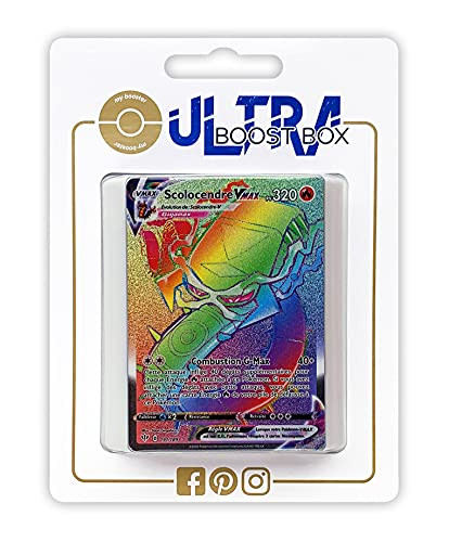 Pokemon TCG Scolocendre VMAX 191/189 Shiny Rainbow - Doos met 10 Franse Pokemon kaarten
