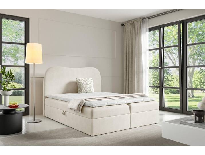 yourhouse24 Boxbett Ambra Lux (Bonell-Matratze und Topperr), mit zwei Bettkästen (Bonell, Topper), inkl. Bettkäasten und Topper