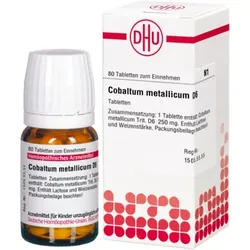 COBALTUM METALLICUM D 6 Tabletten 80 St