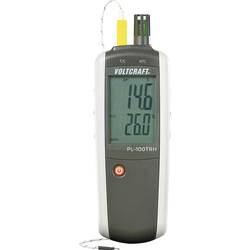 Luftfeuchtemessgerät (Hygrometer) VOLTCRAFT PL-100TRH 0 % rF 100 % rF -200 °C +1372 °C kalibriert: DAkkS-akkreditiertes Labor PL-100TRH-D