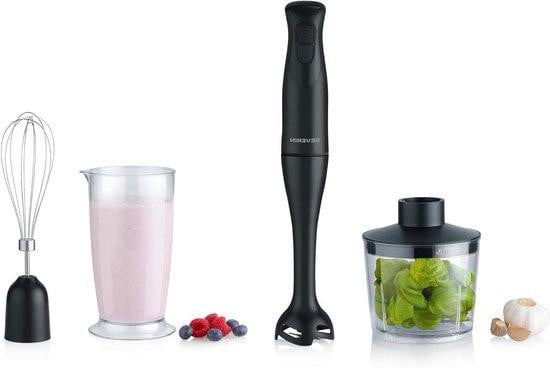 Severin Staafmixer Set met Accessoires - Zwart - 700 ml