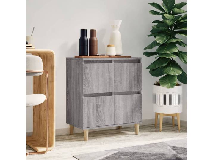 vidaXL Sideboard Gris Sonoma 60x35x70 cm Bois composite