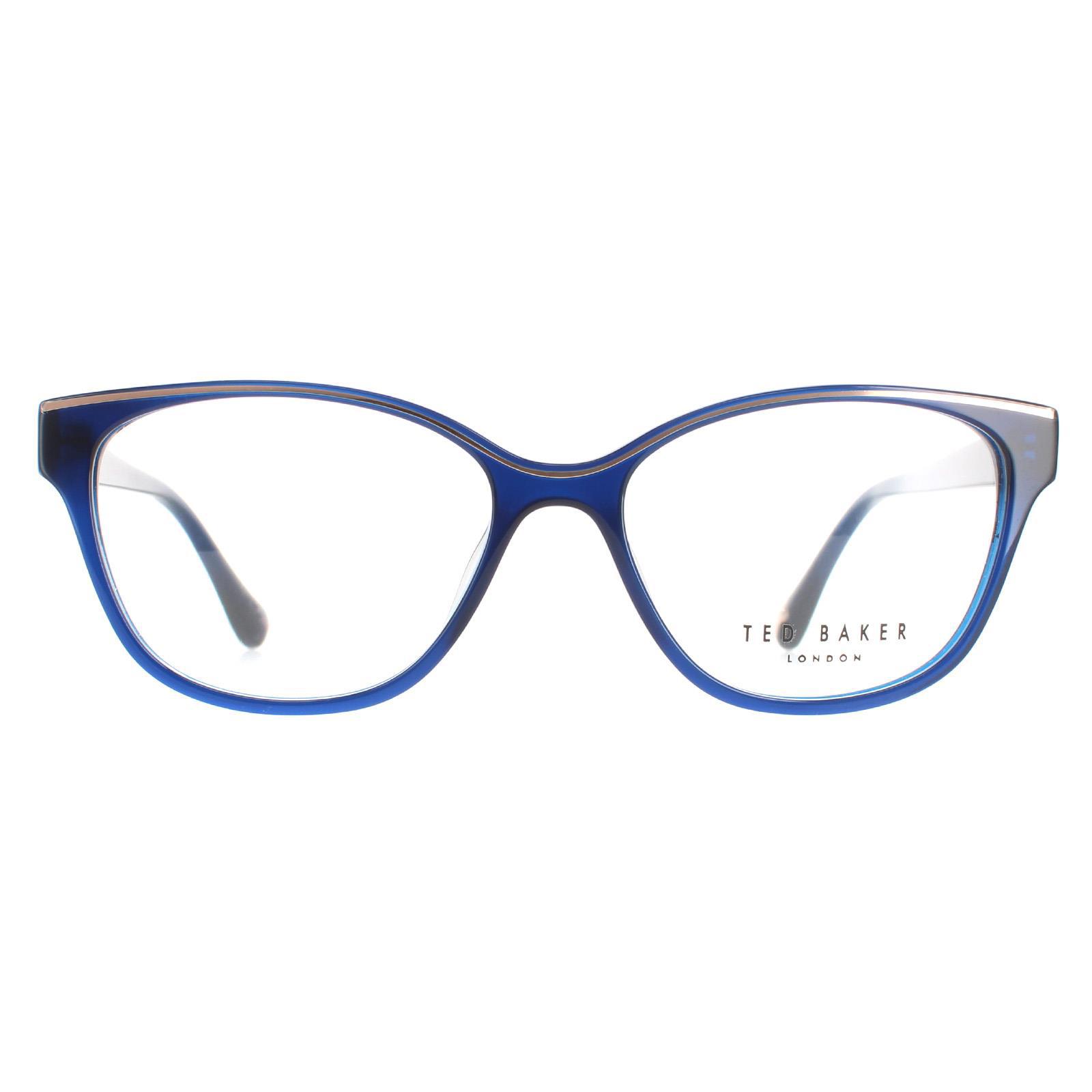 Ted Baker bril TB9164 Regan 608 Blue Opal en Gold Womens