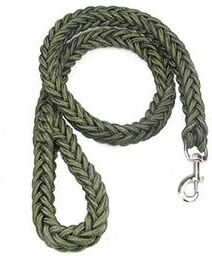 Fusion Finds Heavy Duty Nylon Dog Leash For Medium & Large Dogs Strong Dog Training Leash For Walking & Running armygreen
