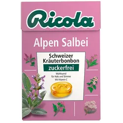 Ricola Alpen Salbei ohne Zucker Box 50 g