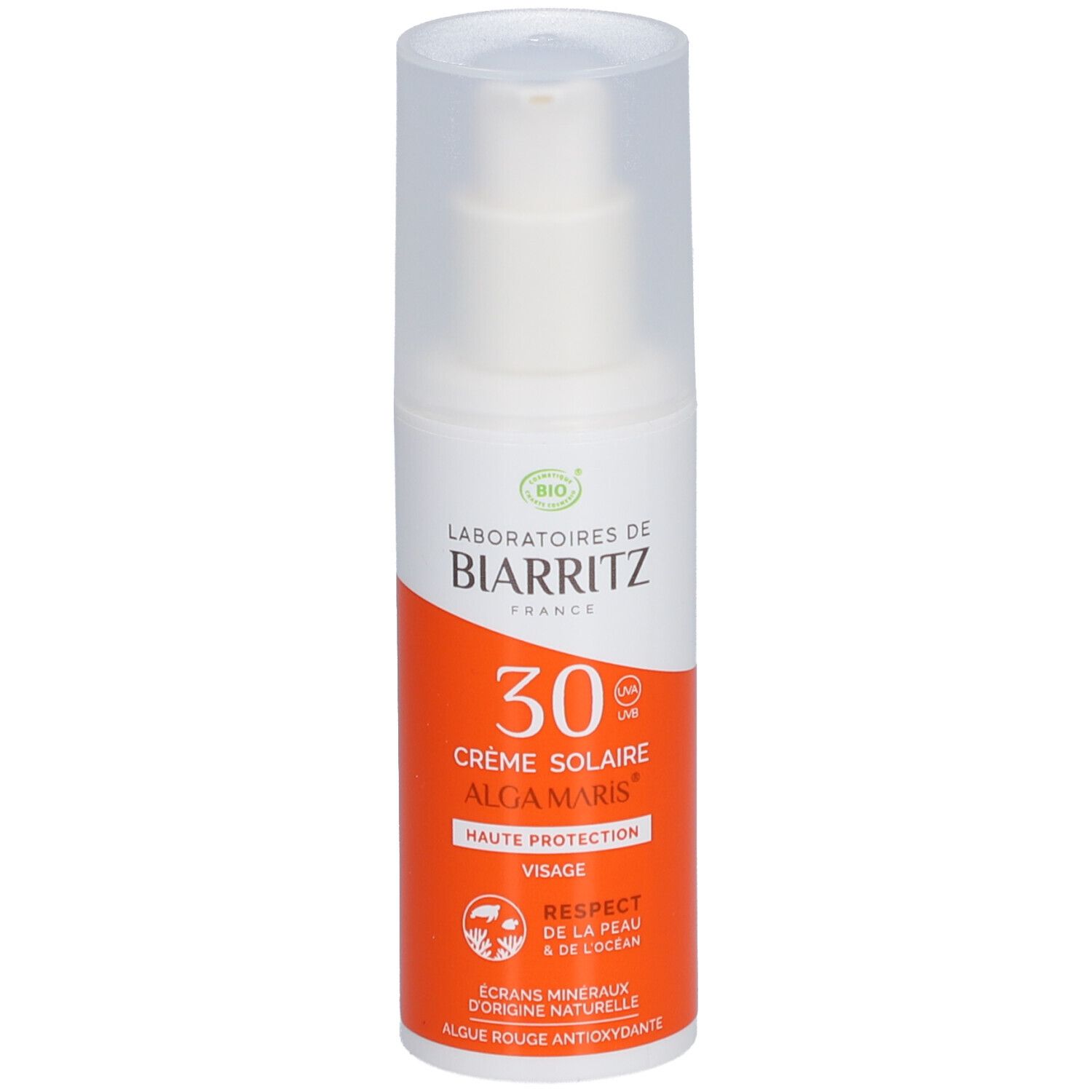 Alga Maris Crème Solaire Visage SPF 30 - solaire visage haute protection, 30. 50 ml Hautcreme
