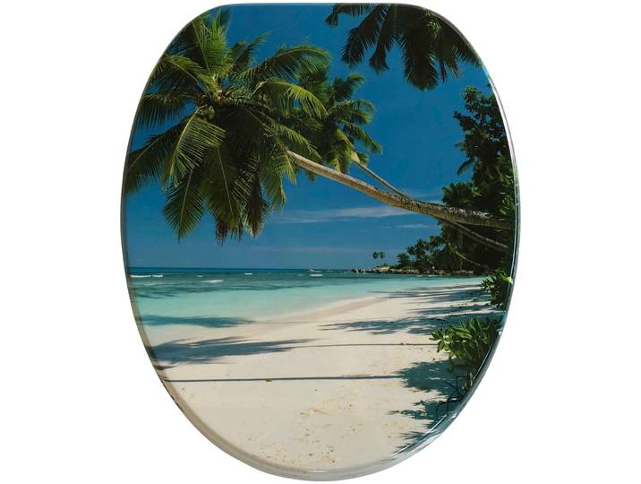 WC-Sitz ADOB Koh Samui , blau, B:36cm L:44cm, MDF - Mitteldichte Holzfaserplatte, WC-Sitze, WC-Sitz