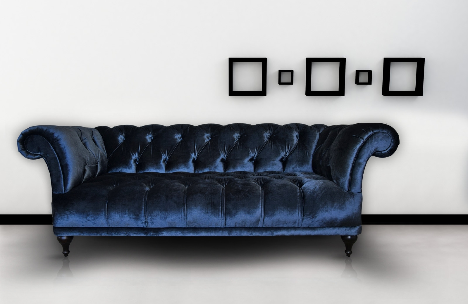 Chesterfield Designer Sofa voor 8 personen in Textiel