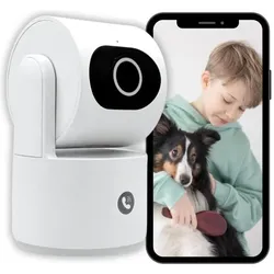 Konyks Videoüberwachungskamera CAMINI CARE 2, Netzwerkkamera, Weiss
