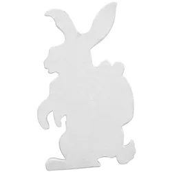 EUROPALMS Silhouette Osterhase, weiß, 60cm