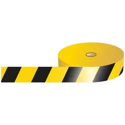 Brady, Absperrung, B-912, Absperrband, Polyethylen, Schwarz/Gelb, gestreift, 75mm x 500m, fr Kennzeichnung von