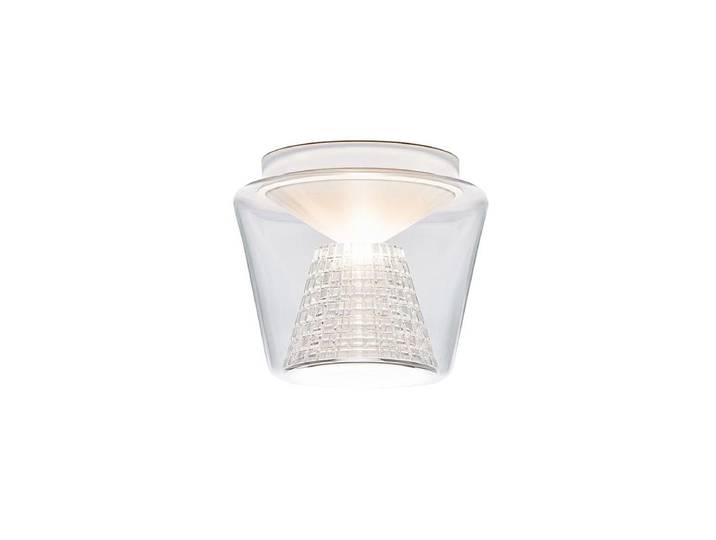 SERIEN LIGHTING lampe au plafond plafonnier ANNEX S réflecteur cristal (3000K, variateur TRIAC - Verre et aluminium)