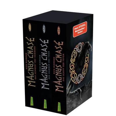Magnus Chase: Taschenbuchschuber, Set von Rick Riordan, Carlsen, 978-3-551-31958-6