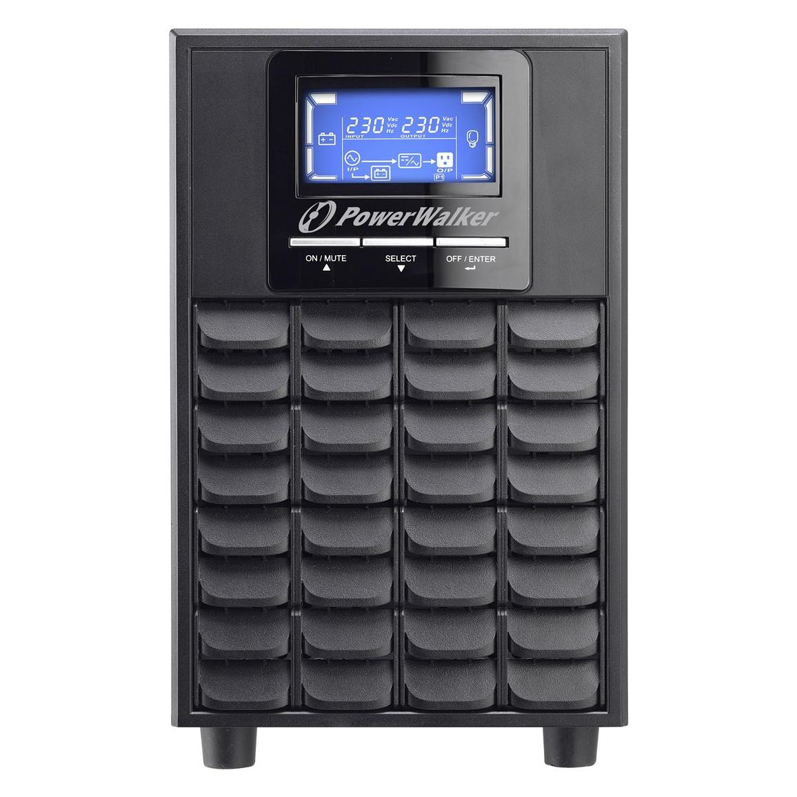 Powerwalker VFI 2000 C LCD 2000VA 1600W Online USV Tower Doppelwandler SNMP Slot (2000 VA, 1600 W, Online-Doppelwandler USV) (10120178)