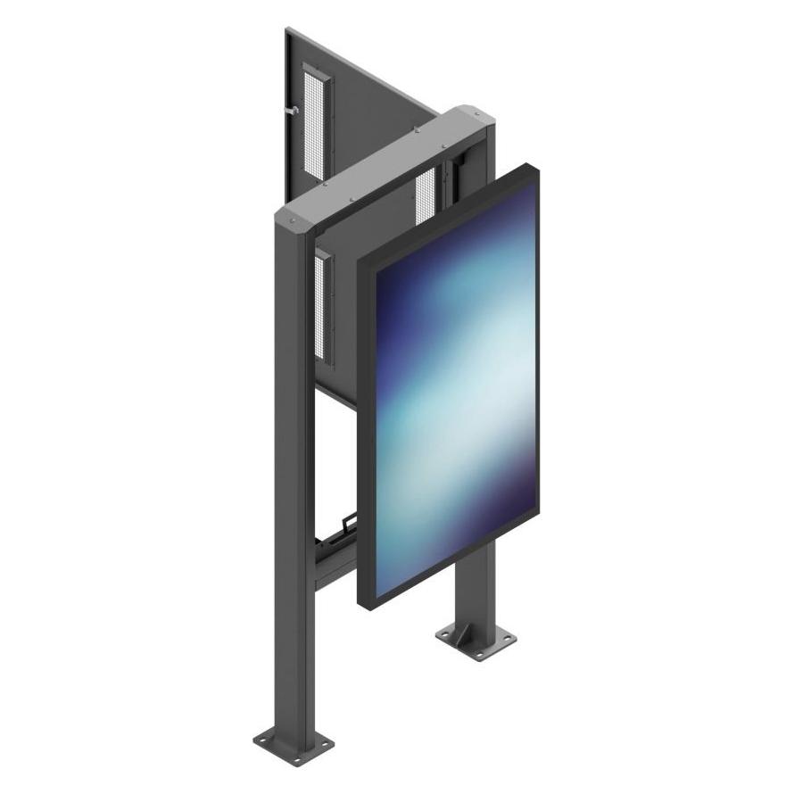 edbak TV bracket | Floor stand | POK101 | 55 " | Maximum weight (capacity) 80 kg | Black (POK101)