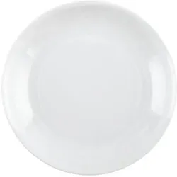 The White Snow Flacher Teller 27,5 cm weiß