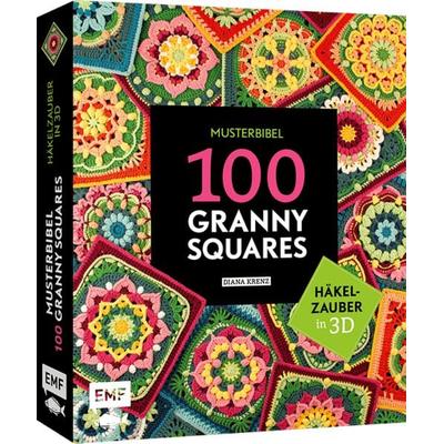 Musterbibel Granny Squares: Häkelzauber in 3D-Optik, Taschenbuch von Diana Krenz, Edition Michael Fischer / EMF Verlag, 978-3-7459-3076-4