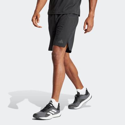 Shorts ADIDAS PERFORMANCE "DESIGNED FOR TRAINING WORKOUT", Herren, Gr. XXL, L-Gr, schwarz (schwarz, innenbeinlänge ca. 23 cm), Obermaterial: 87% Polyester, 13% Elasthan, Hosen Shorts