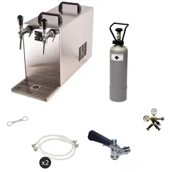 ich-zapfe STREAM 50 Bierschank-System 55 L/h - Zapfkopf ohne, Zapfkopf 2 Köpi