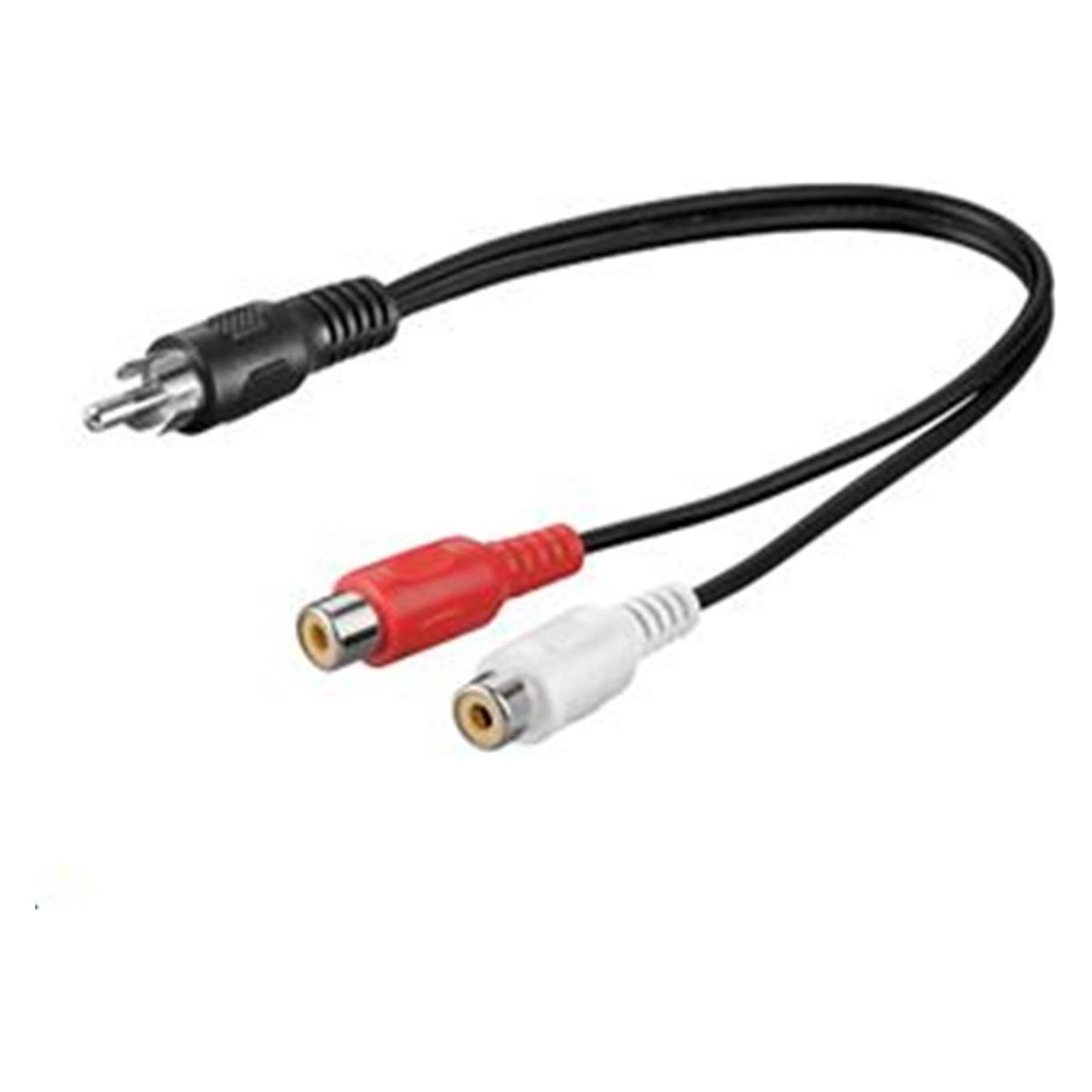 MicroConnect Audio-Splitter (0.20 m, Cinch Kabel) (AUDC02)