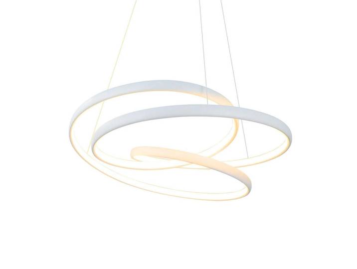 ZMH Led-Pendelleuchte Elowynne 50/50/150 cm, Weiß, Metall, Mode, LED integrated, 50x150x50 cm, Lampen & Leuchten, Innenbeleuchtung, Hängeleuchten, Pendelleuchten