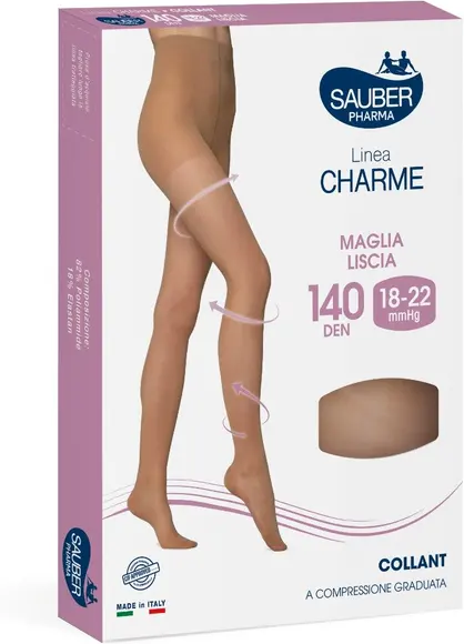 DESA PHARMA Srl Collant Charme 140 Denari Neutro Taglia 1 - Compressione Graduata