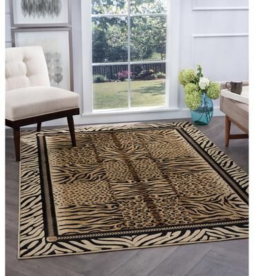 Alise Rugs Flora Modern & Contemporary Animal Indoor Area Rug