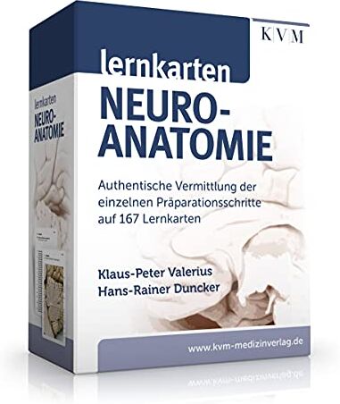 Klaus-Peter Valerius - Lernkarten Neuroanatomie: Authentische Vermittlung der einzelnen Präparationsschritte auf 167 Lernkarten - Preis vom 14.10.2026 23:07:16 h