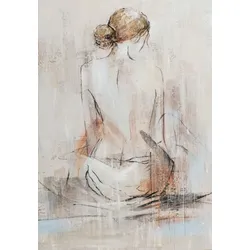 Keilrahmenbild SCHÖNE FRAU (LB 70x100 cm) - bunt - LB 70x100 cm