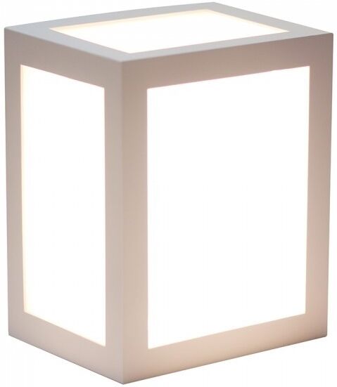 V-Tac Vt-822 Lampada Applique Led 12w Wall Light White Cube Bianco Freddo 6400k - Sku 8336