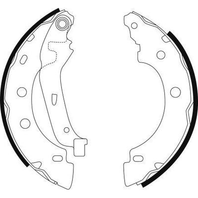 A.B.S. Bremsbackensatz 9031 für NISSAN RENAULT