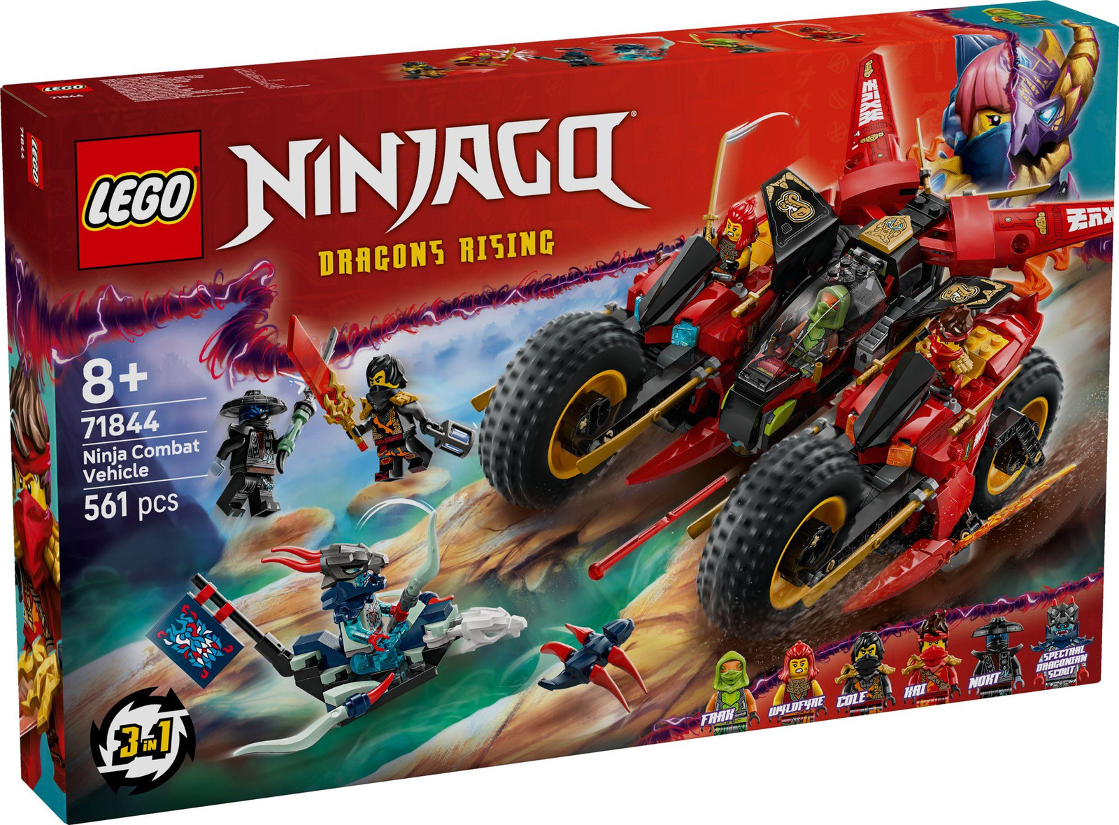LEGO NINJAGO 71844 Bojov Rennauto