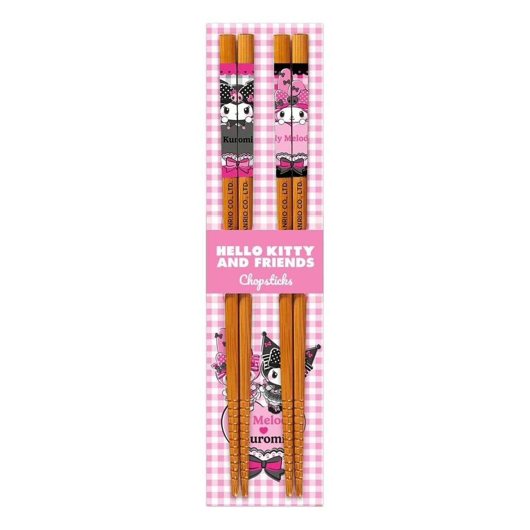 Sakami Sanrio baguettes Pink Black Party Series Kuromi & My Melody (SAKA70476)
