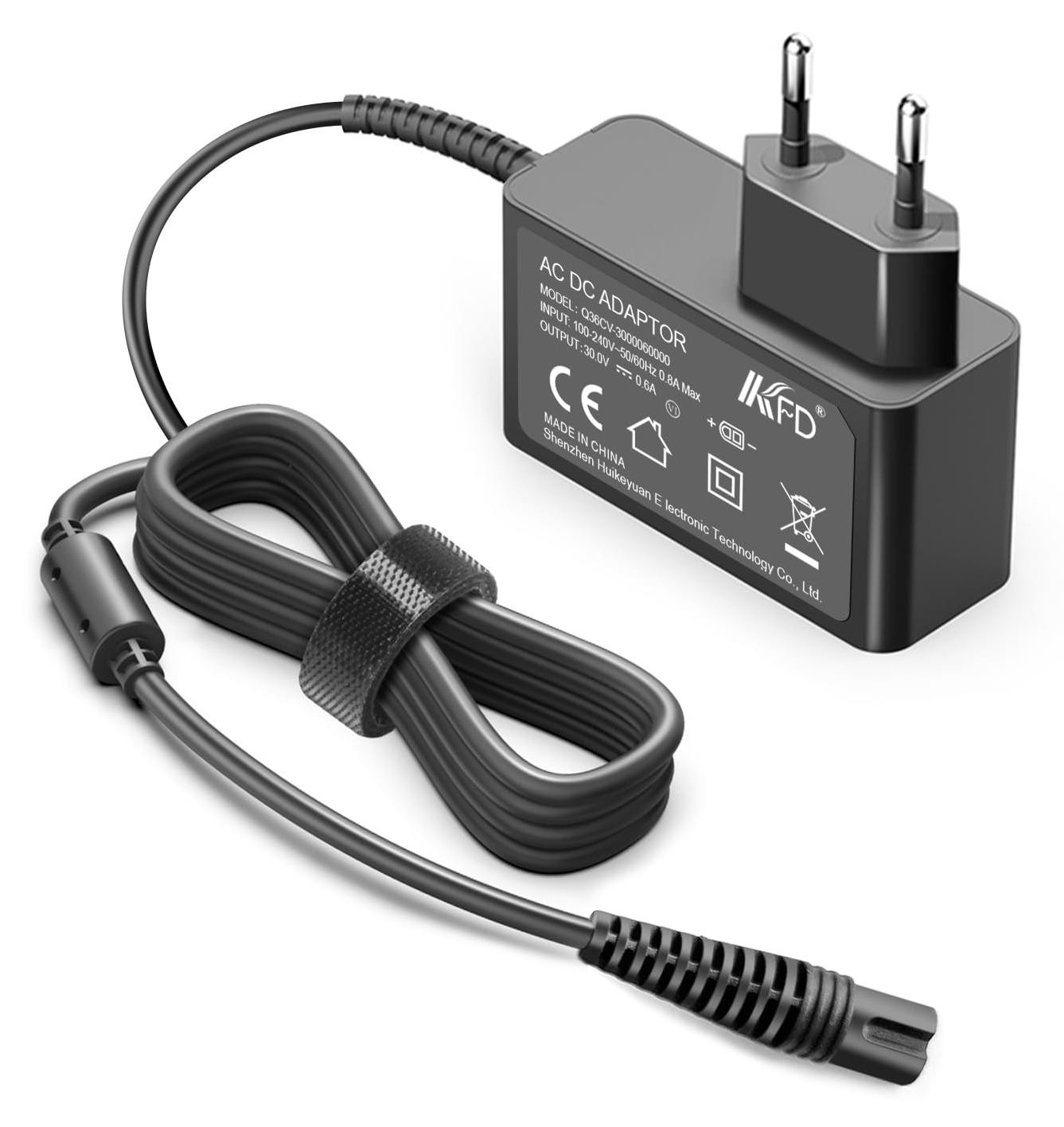 Dripio Voeding 30V 600mA voor Conga Cecotec Rockstar 300-1300
