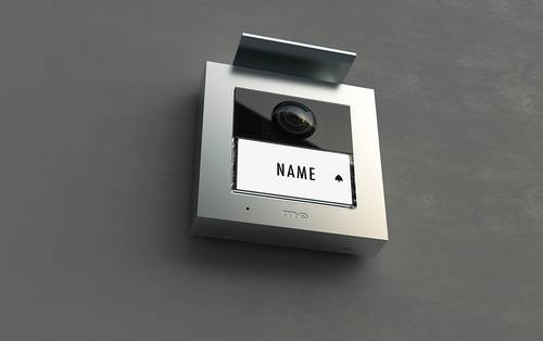 M-e modern-electronics VDV-2010 S Video-Türsprechanlage Kabelgebunden, RFID Außeneinheit Silber