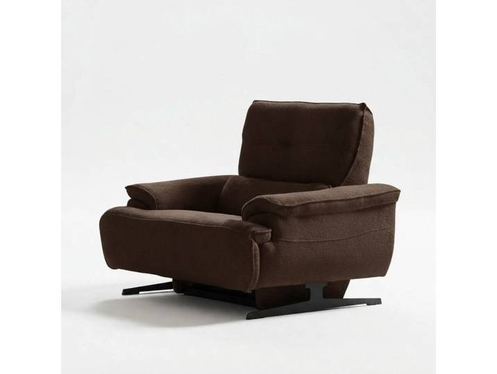 Xlmoebel Sessel Beige Textil Einsitzer für Wohnzimmer und Wartezimmer (1-St., Einsitzer), Made in Europa