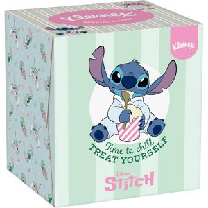 Kleenex Taschentücher Kids Disney Design, Box, Zellstoff, 3-lagig, weich & sicher, 48 Tücher
