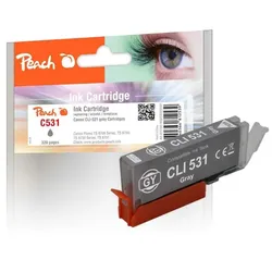 Peach PI100-499 Druckerpatrone 1 Stück(e) Kompatibel Standardertrag Grau