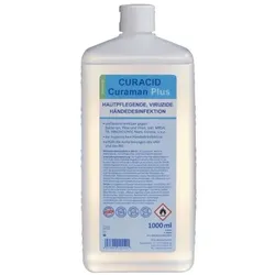Händedesinfektion, mit Hautschutzformel, CURACID CURAMAN PLUS, für häufige Anwendung : 1000ml