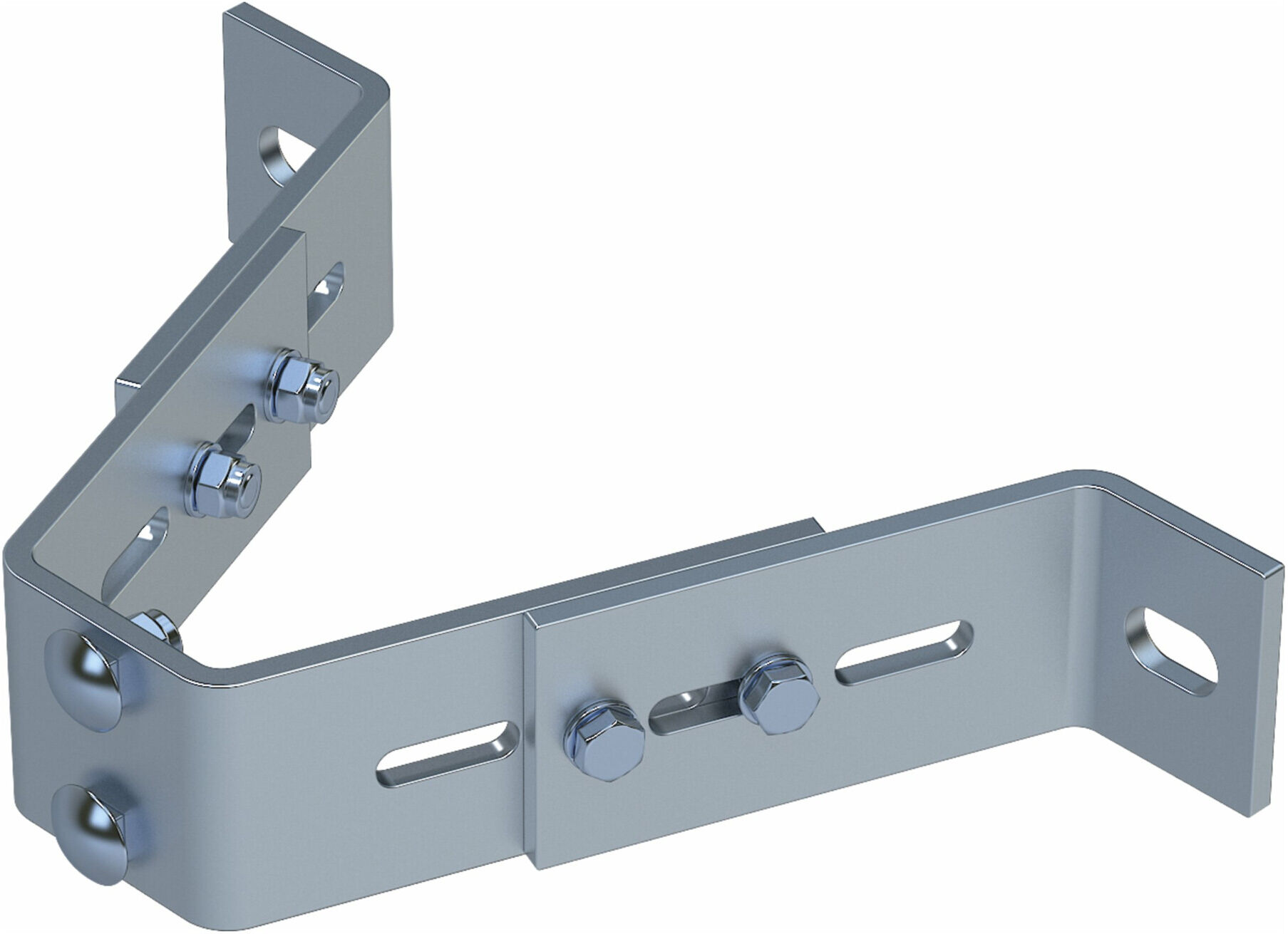 ZARGES Wandanker, verstellbar 120 - 180 mm Edelstahl (47558)