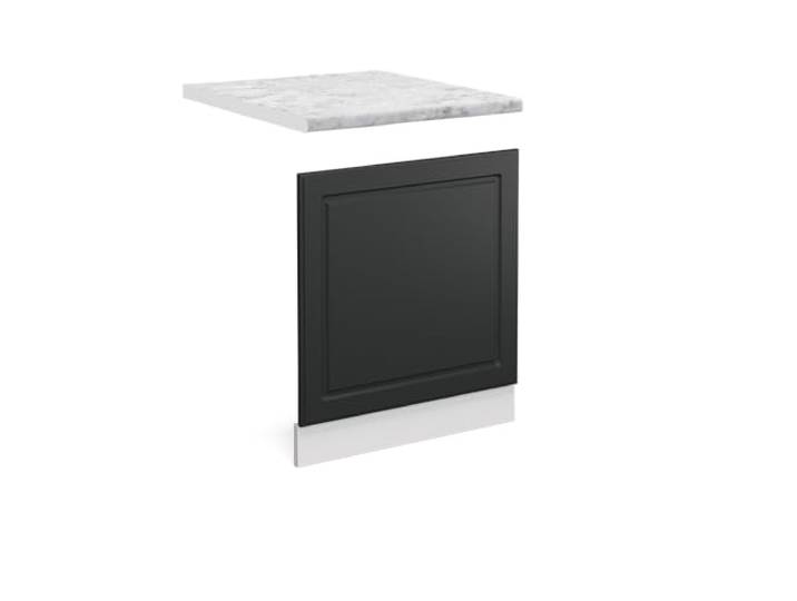Vicco Frontblende R-Line, Anthrazit Landhaus, 60 cm MDF-Front · Arbeitsplatte Marmor · Passend zur Küchenfront · Frei kombinierbar · Einfache Integration