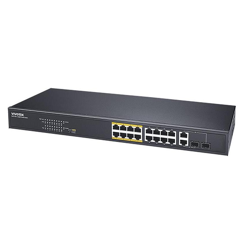 Vivotek AW-FGT-180F-250 Switch unman. 18-Port, PoE (18 Ports) (AW-FGT-180F-250)