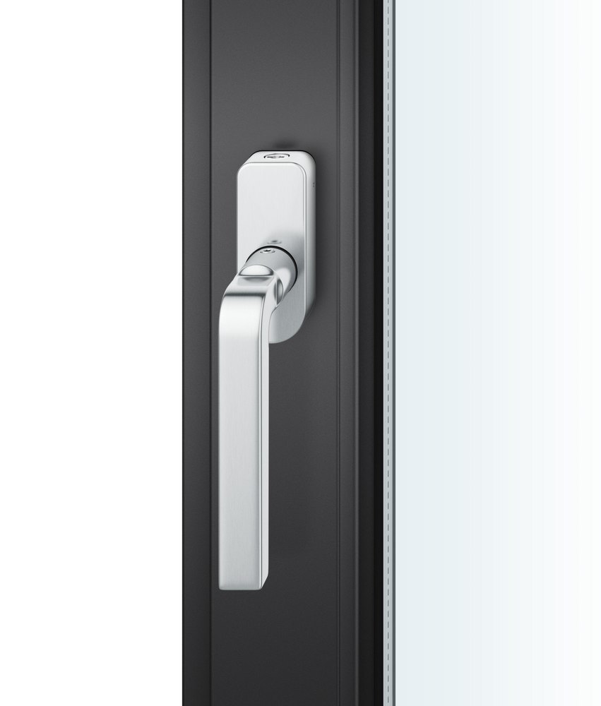 FSB Fenstergriff 34 1004, abschließbar, oval,Vierkant 7/34, gleichschließend, edelstahl fein matt 0 34 1004 17051 6204