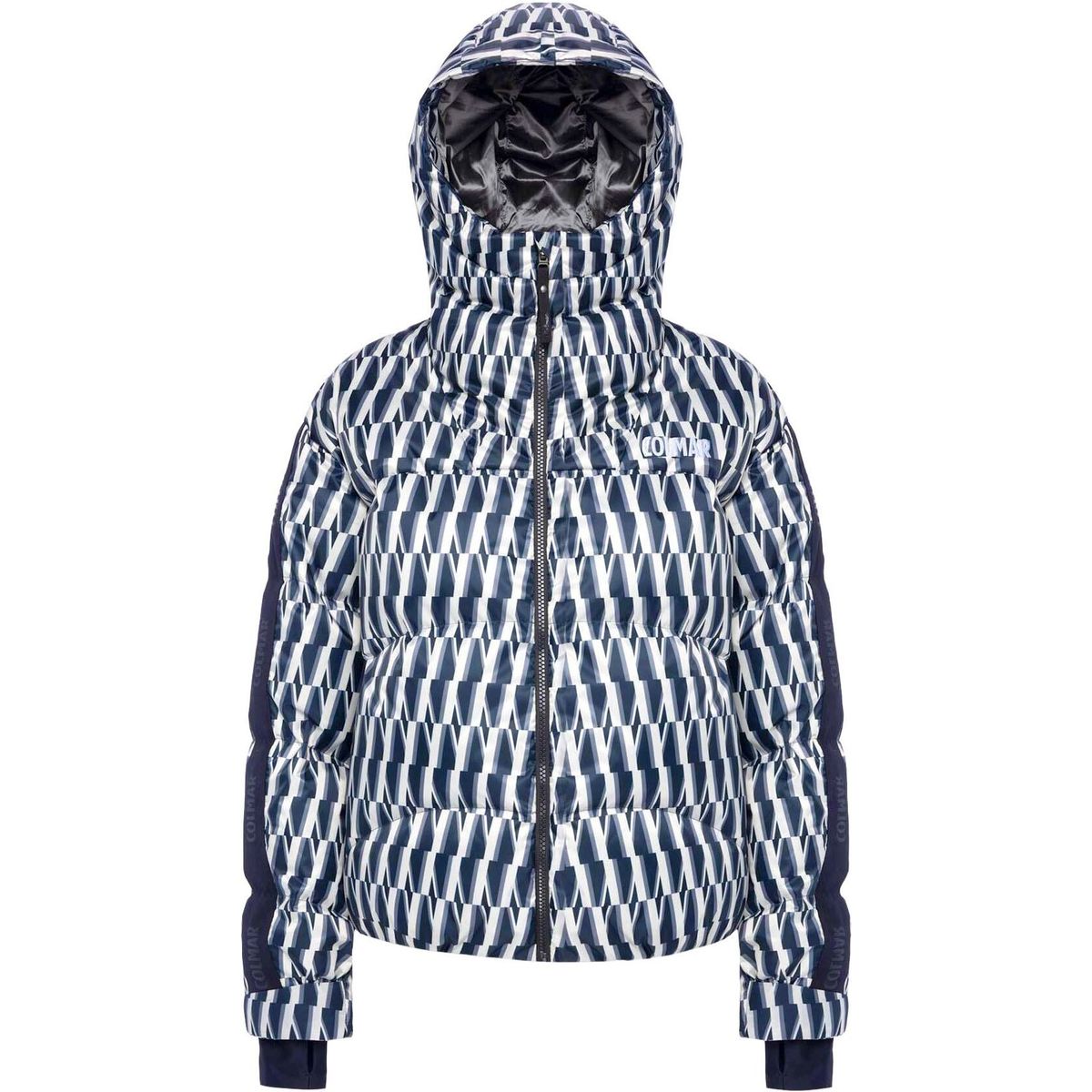 Colmar Cozy Chic- Extra Warm Printed Down Jacket incense/nero (935) 42 28000002-3KV-935-42