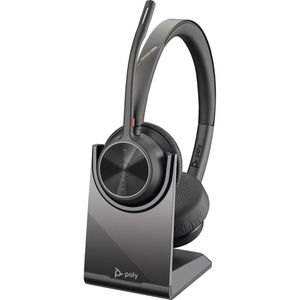 Poly Headset Voyager 4320 Stereo, mit Ladestation, Bluetooth, USB-C, On-Ear