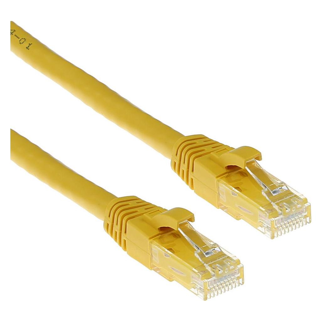 ACT IB2852 0.25m Cat6a U/UTP (UTP) Gelb Netzwerkkabel (U/UTP, CAT6a, 0.25 m) (IB2852)